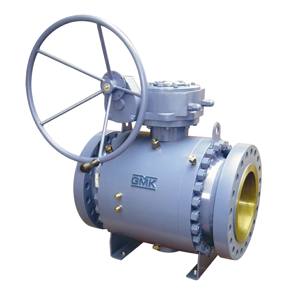 API 6D Trunnion Mounted Ball Valve with Full Bore Design