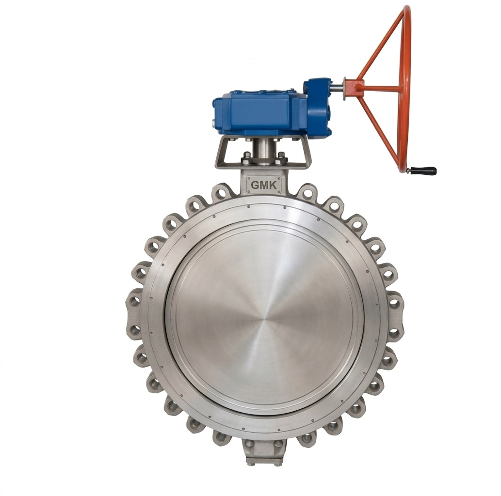 Hastelloy Triple Offset Butterfly Valve with metal sealing design