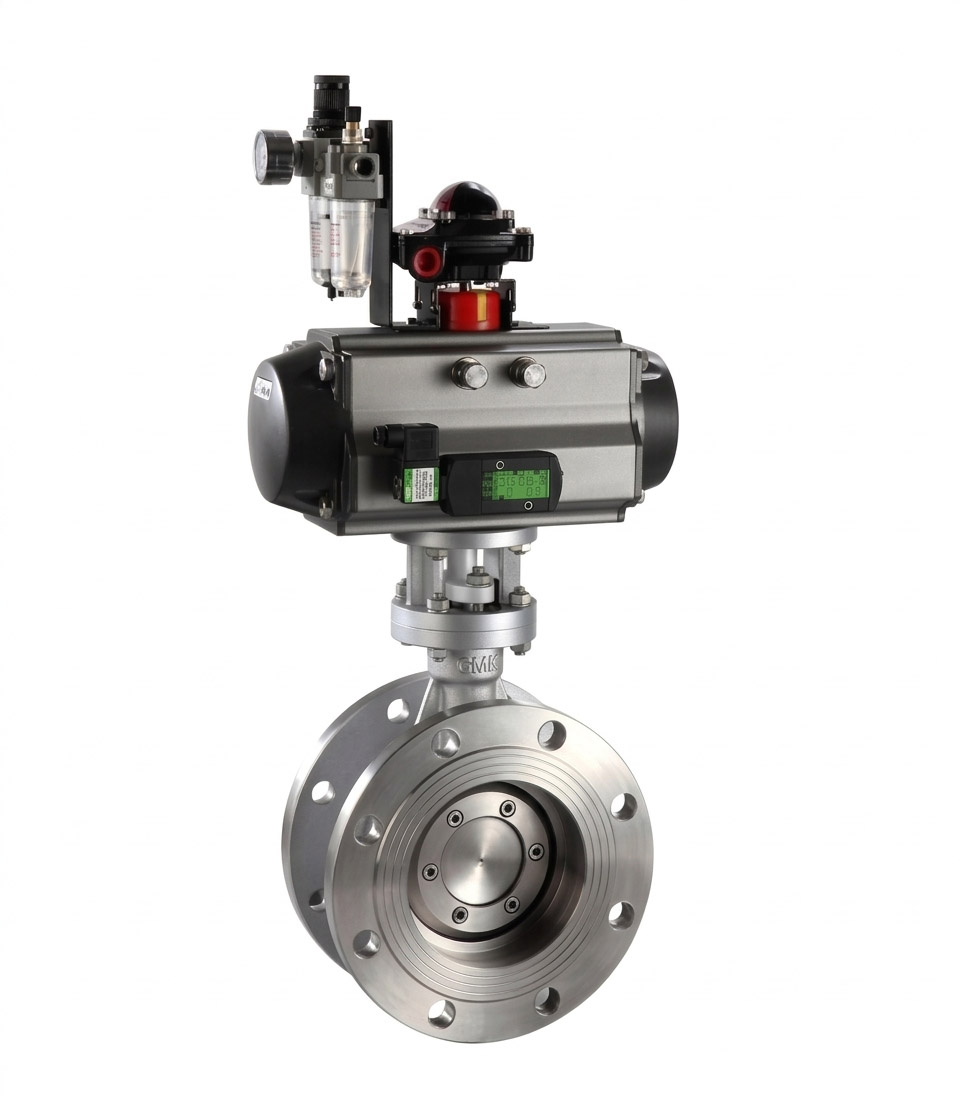 GMK High Performance Butterfly Valve with Pneumatic Actuator