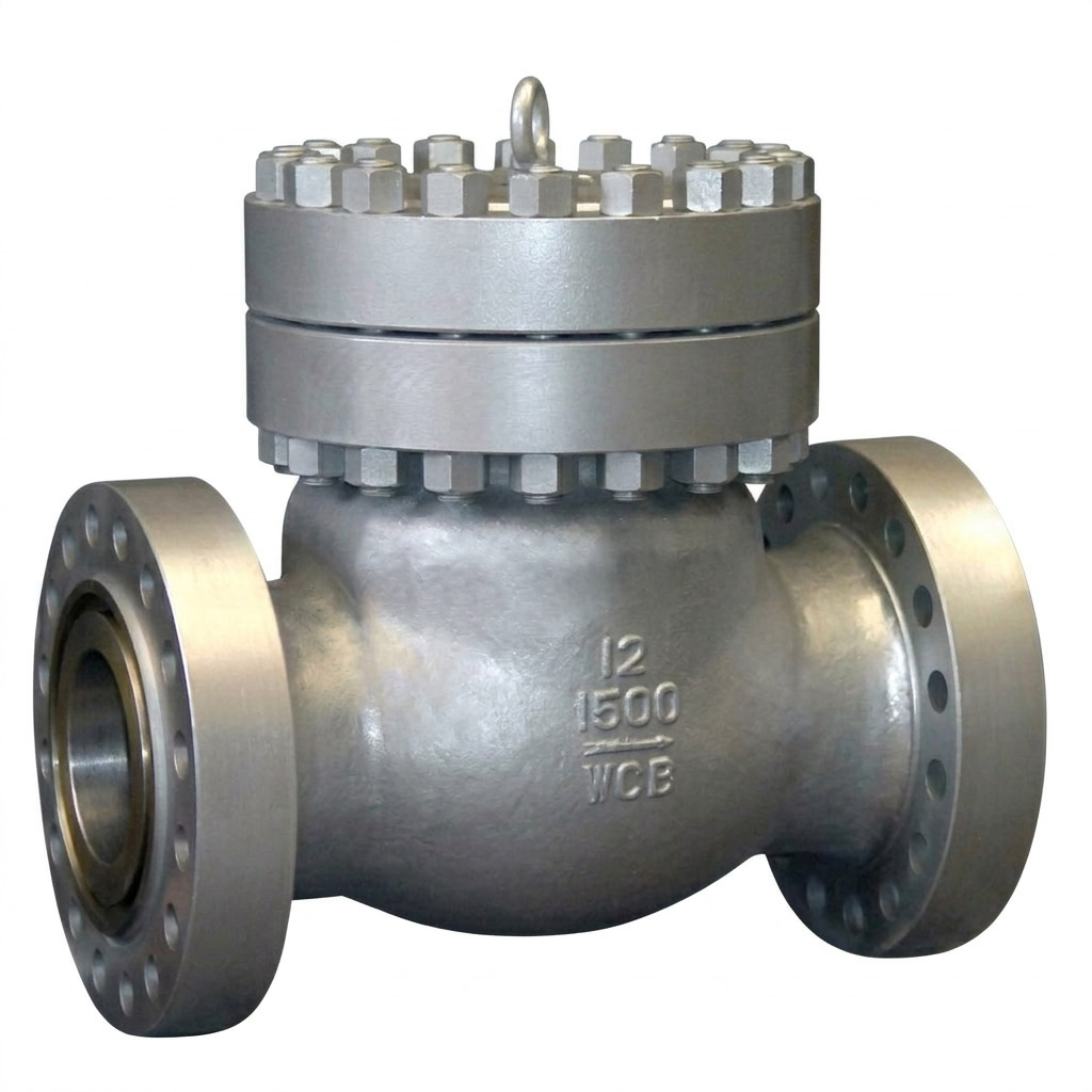 API 6D Swing Check Valve with bolted bonnet and flanged ends