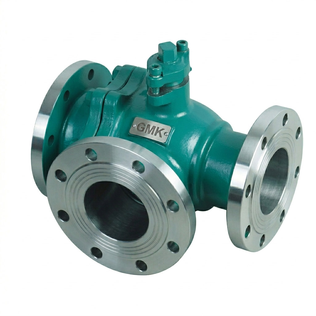 3 Way Ball Valve with L Port and T Port Design