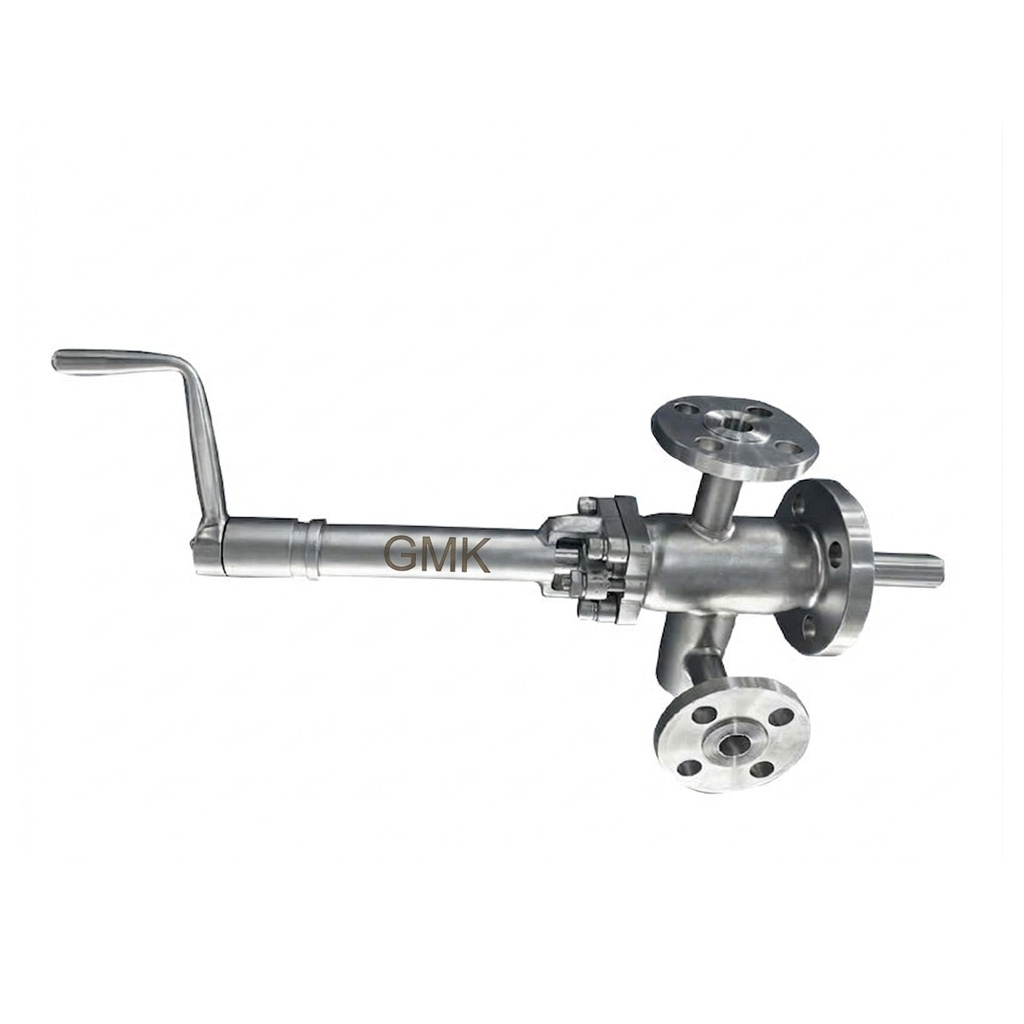 Jacketed Sampling Valve with 316L stainless steel body for high-temperature and viscous media sampling