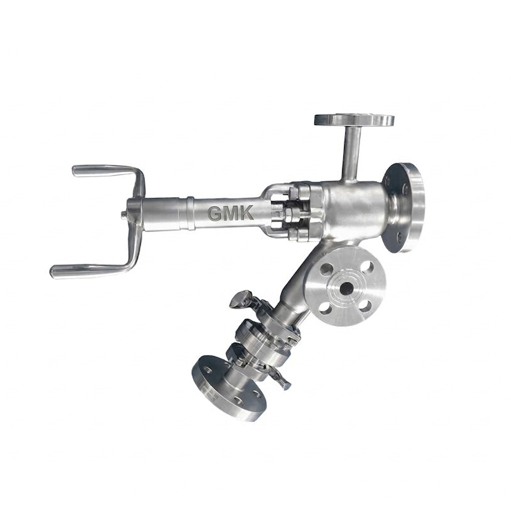 jacketed plunger type sampling valve for industrial pipeline sampling