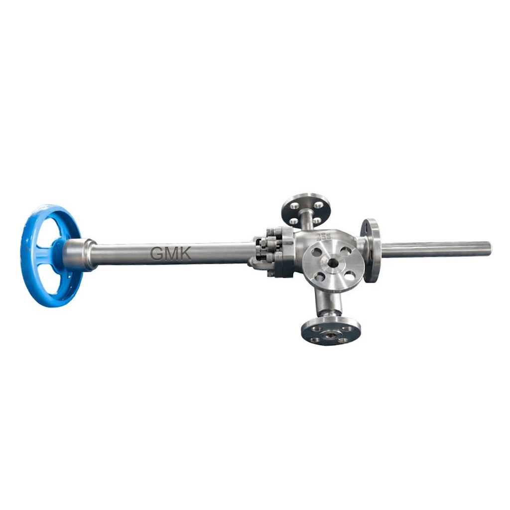 Lifting type jacketed plunger sampling valve with 316L stainless steel structure for industrial sampling