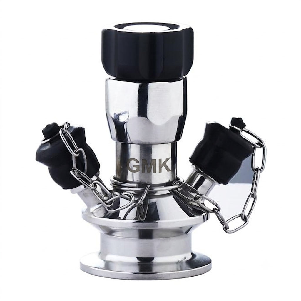 Sanitary Aseptic Sampling Valve by GMK VALVE for sterile and hygienic sampling in food and pharmaceutical processing systems