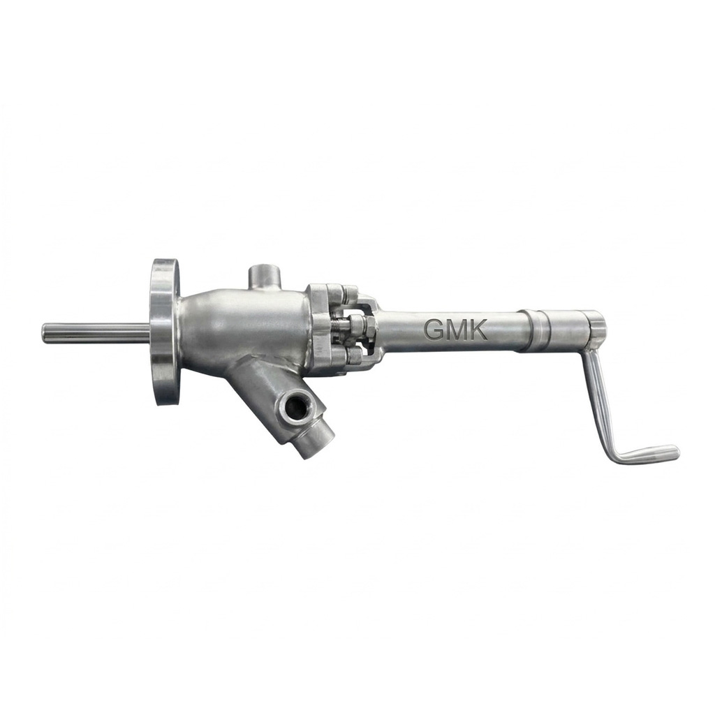 Jacketed plunger valve for high-temperature hazardous media sampling — GMK VALVE