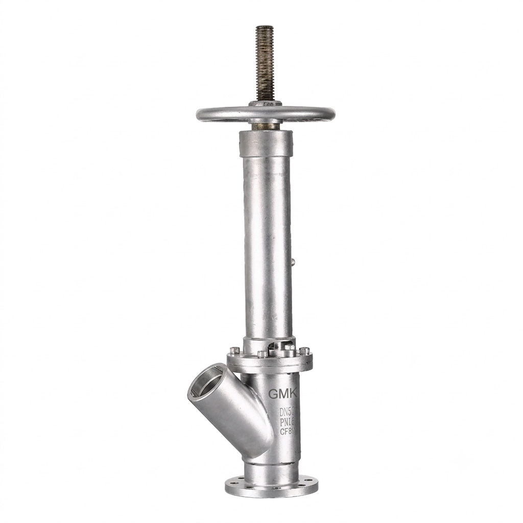 Flanged Plunger Sampling Valve made of SS316 stainless steel