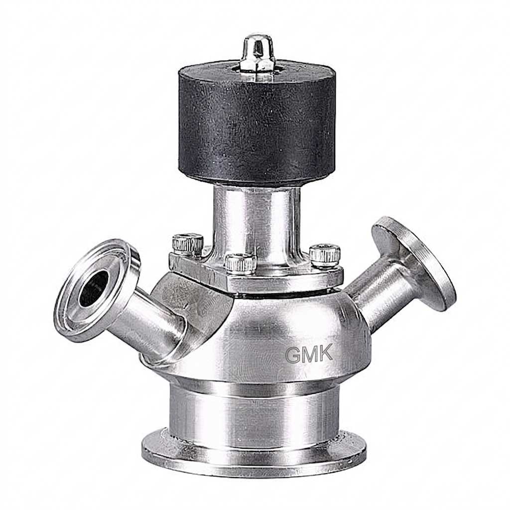 GMK VALVE Sterilizable Sampling Valve with sanitary quick clamp connection for hygienic SIP sampling systems