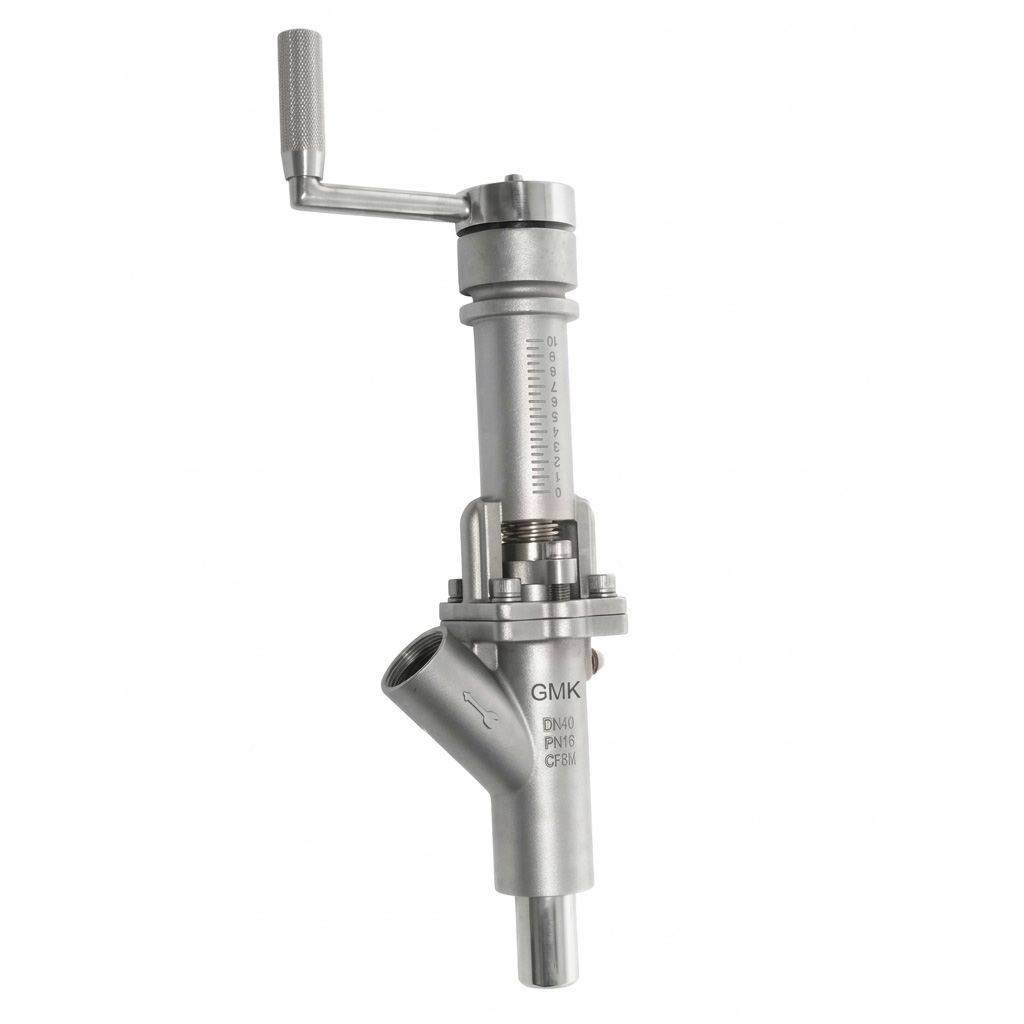Welded Connection Plunger Sampling Valve with stainless steel body for industrial process sampling